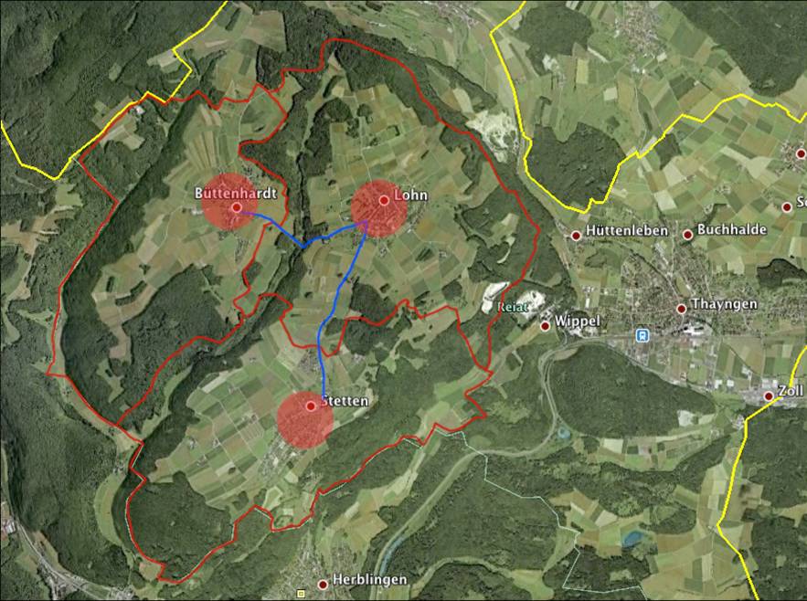 Einsatzgebiet – Verbandsfeuerwehr Oberer Reiat